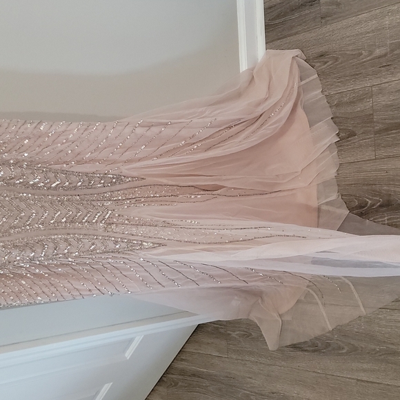 Adrianna Papell Long Beaded Gown - Picture 4 of 6